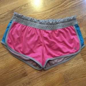 Hurley mesh board shorts - pink blue - M